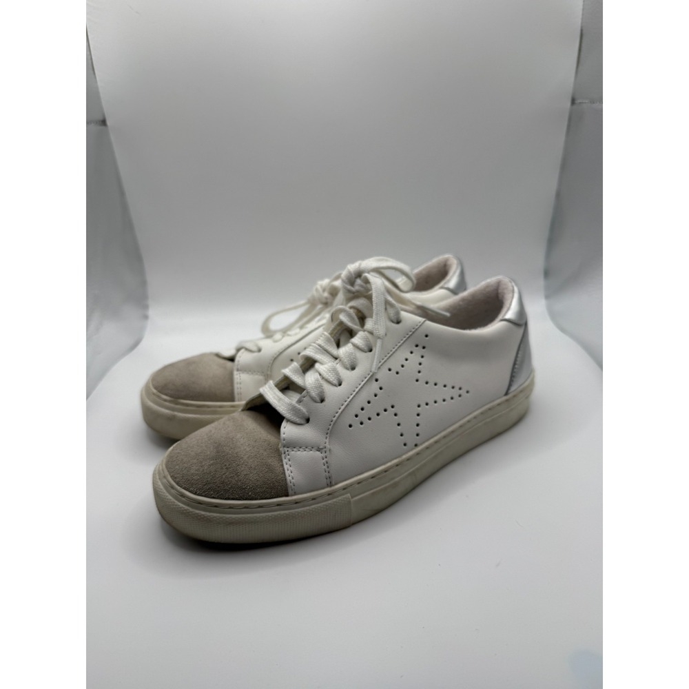 Steve Madden Rezza REZZ01D1 Womens 7M Sneakers White Gray Low Top Athletic Shoes